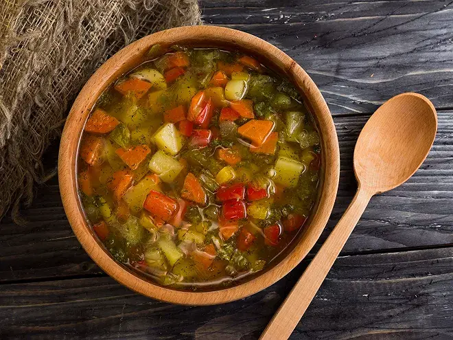 Soupe aux légumes d'hiver